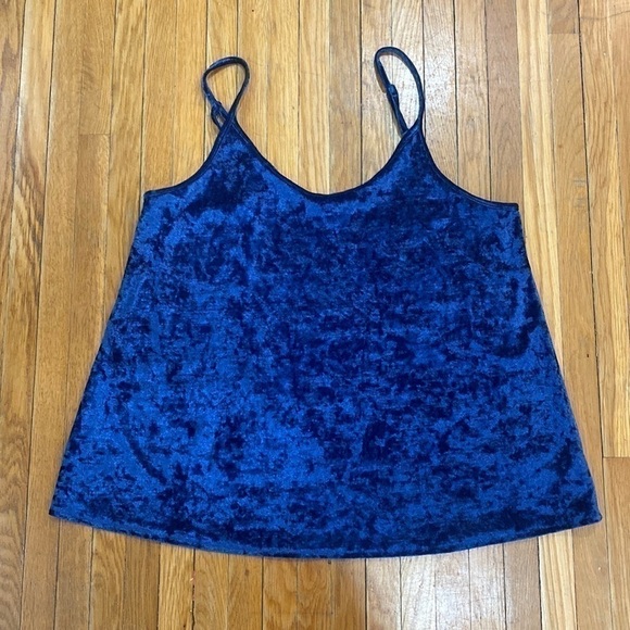 George Tops - 🔥5/$20🔥 Blue Velvet Tank Top